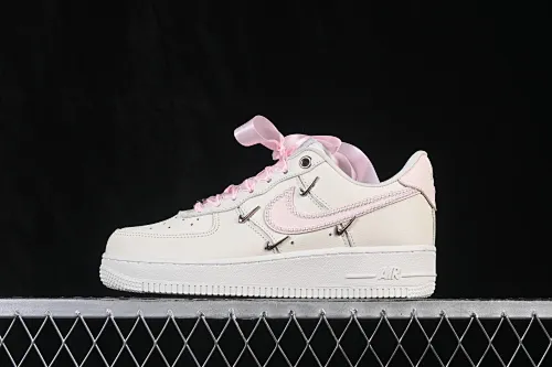 All categories Nk Air Force 1 Air Force series Nk Air Force 1 Low Air Force low-top Nike Air Force 1'07 Low Hand-painted graffiti Pearl milk apricot Air Force 1 low-top casual sneakers FV8110-183